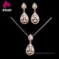 Charming Hot Selling Gemstone Pear Shape Jewelry Set for Women